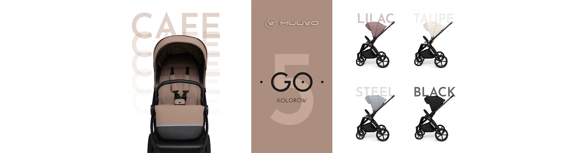 MUUVO GO wózek spacerowy – gotowy na wszystko przez cały rok