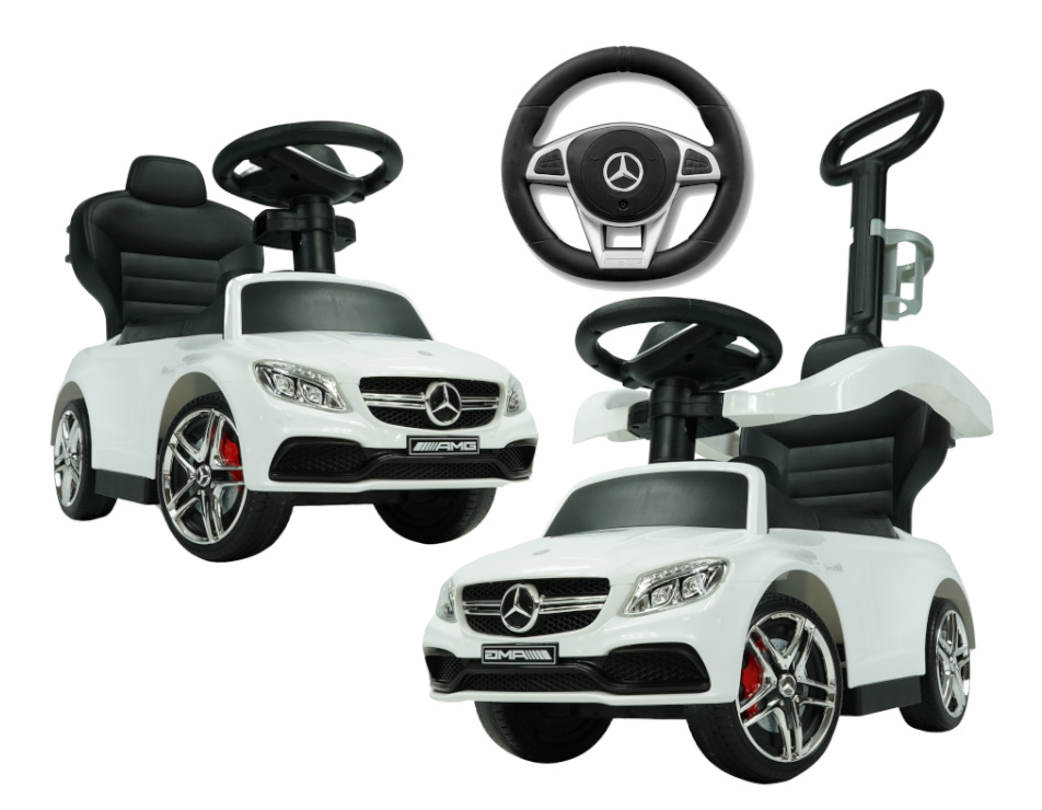 Mercedes AMG Biały Przód i Kierownica