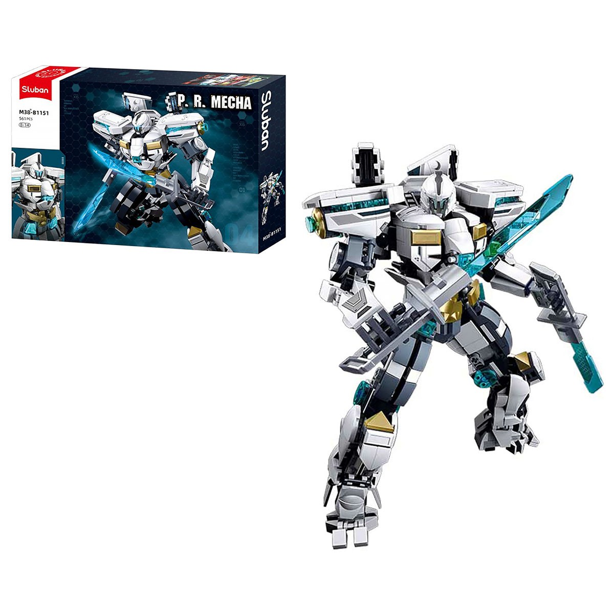 Mecha Robot 561 el Klocki Sluban - Bambino.com.pl