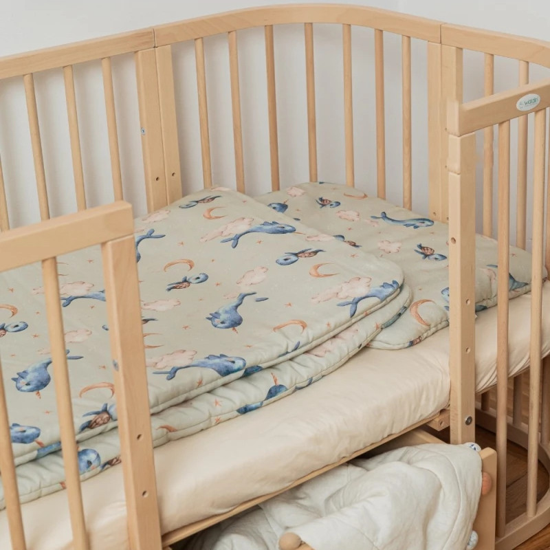 Bambusowa poduszka dziecięca 60x40 