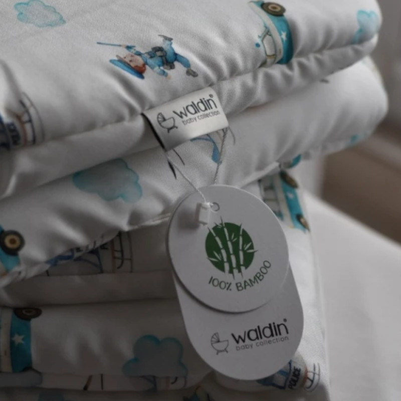 Bambusowa poduszka dziecięca 60x40 