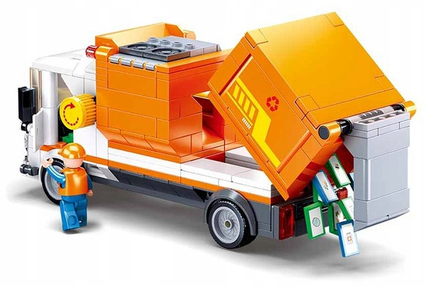 Sluban Miasto Śmieciarka 326 el Klocki Kompatybilne z Lego - Bambino.com.pl
