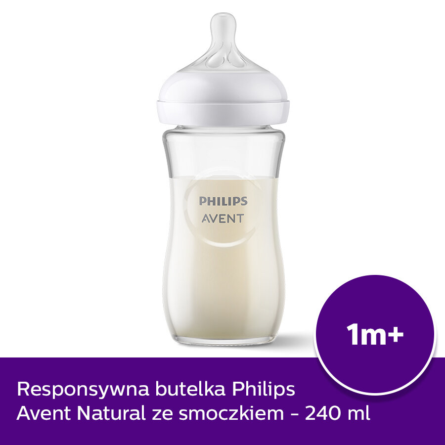 Avent Butelka Szklana Natural Response 240 ml