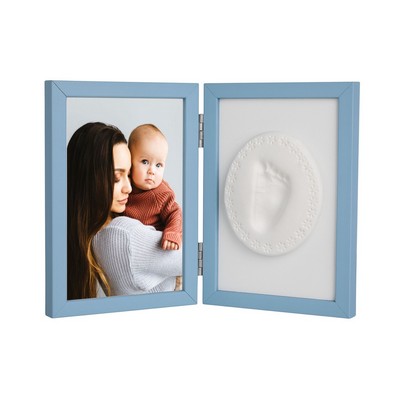 Odcisk bobasa – podwójna ramka z glinką