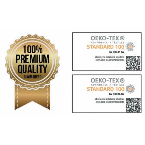 Materac 120x60 kokos Standard Beticco Baby Jony Srebra