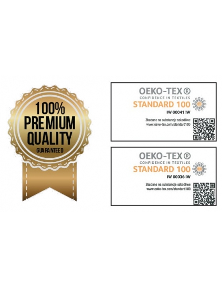 Materac 120x60 kokos Standard Beticco Baby Jony Srebra