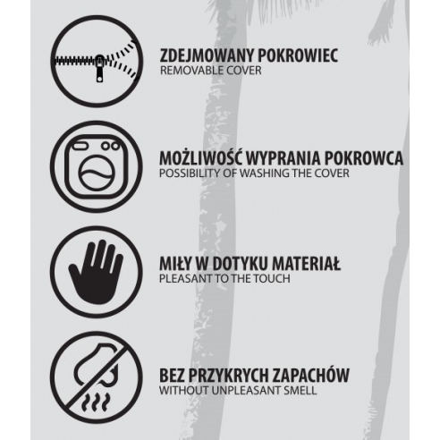 Materac 120x60 kokos Standard Beticco Baby Jony Srebra