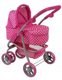 Wózek dla lalek 2w1 Beticco gondola + spacerówka