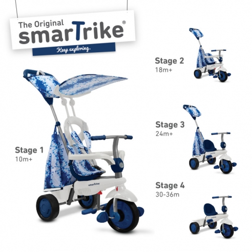 Pojazd/Rowerek Smart Trike Spirit - niebieski