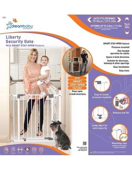 Bramka bezpieczeństwa Liberty (W: 75-82cm x H: 76cm)