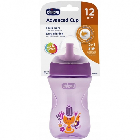 Chicco Kubek Niekapek Z Ustnikiem 12m+