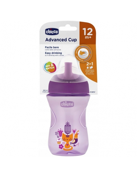 Chicco Kubek Niekapek Z Ustnikiem 12m+