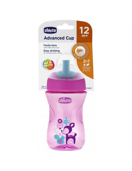 Chicco Kubek Niekapek Z Ustnikiem 12m+