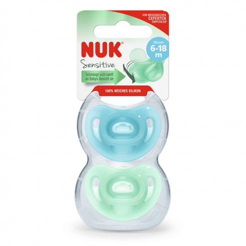 Nuk smoczek SENSITIVE uspokajający silikonowy