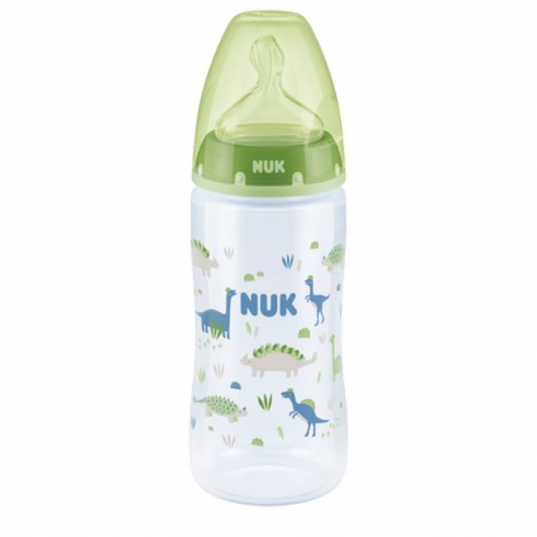 Nuk butelka 300ml FIRST CHOICE+ ze smoczkiem silikonowym 0-6m