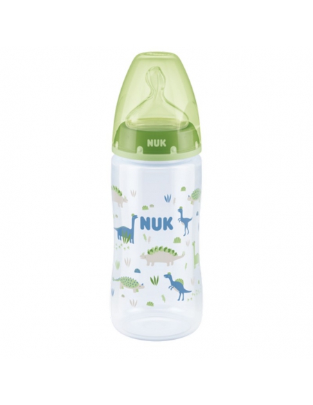 Nuk butelka 300ml FIRST CHOICE+ ze smoczkiem silikonowym 0-6m