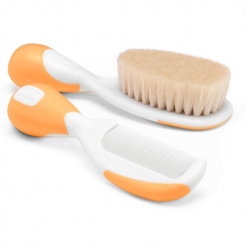 Chicco szczotka do włosów z naturalnym włosiem