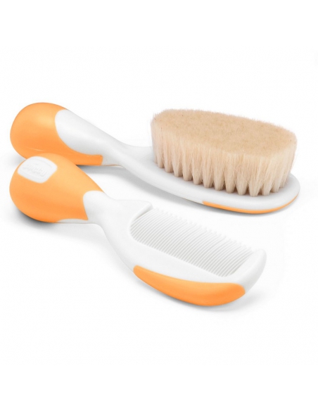 Chicco szczotka do włosów z naturalnym włosiem