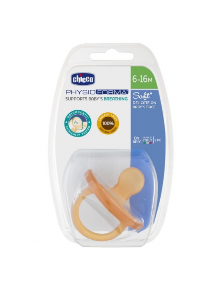 Chicco smoczek PHYSIO SOFT lateksowy 