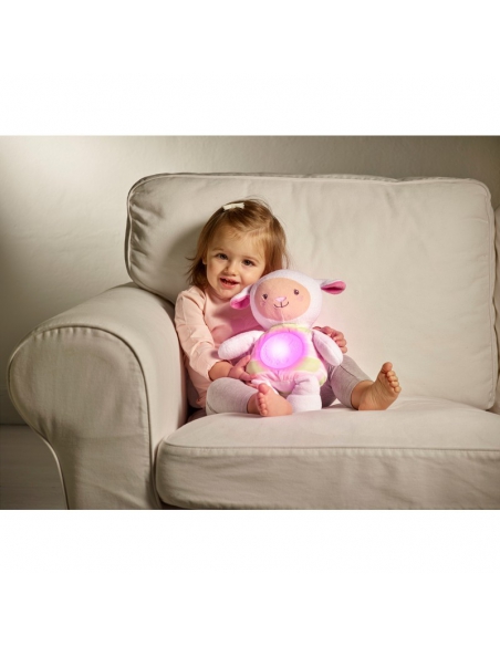 Chicco owieczka z nocną lampką 0m+