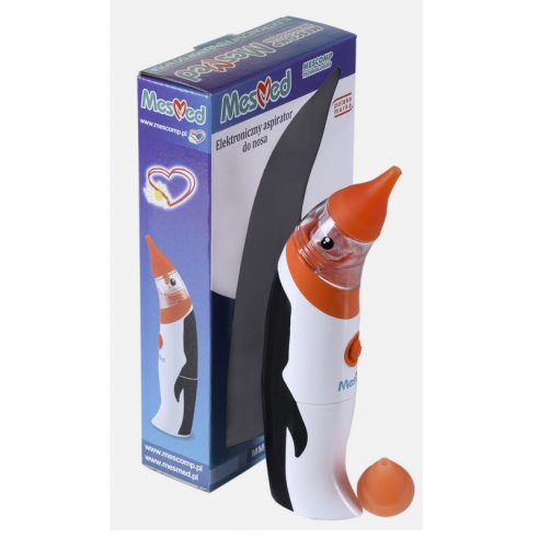 Mescomp Aspirator elektryczny do nosa PingwiNosek Plus MM-118