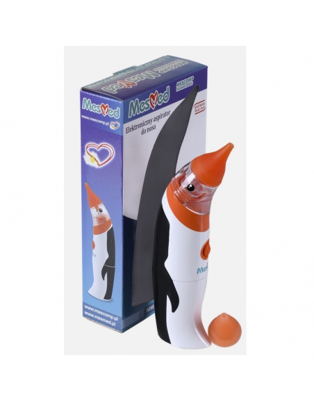 Mescomp Aspirator elektryczny do nosa PingwiNosek Plus MM-118