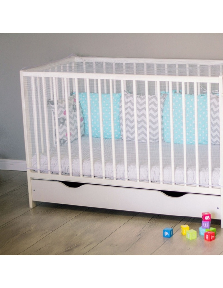 Albis Moskitiera na łóżeczko  biała A0447 