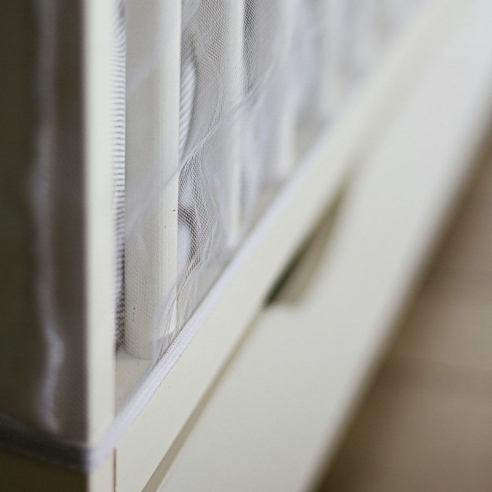 Albis Moskitiera na łóżeczko  biała A0447 