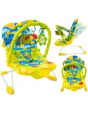 Beticco Baby Leżaczek 2 pałąki z zabawkami 3-9 kg