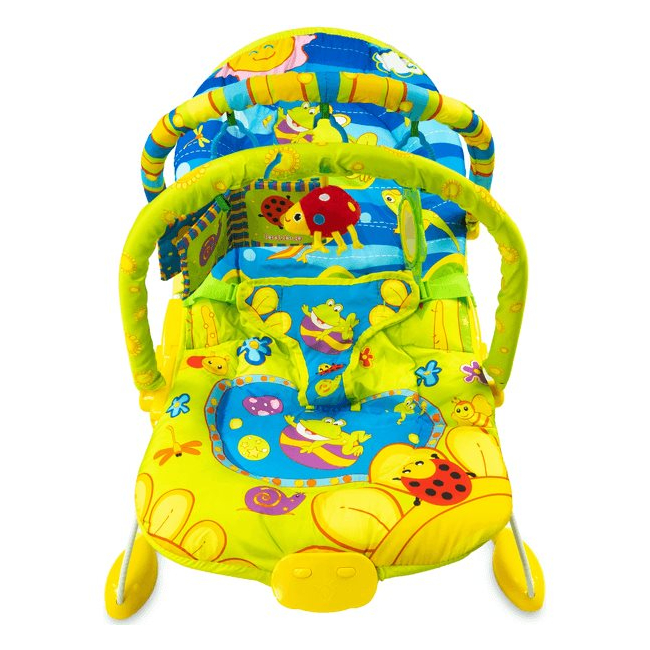 Beticco Baby Leżaczek 2 pałąki z zabawkami 3-9 kg