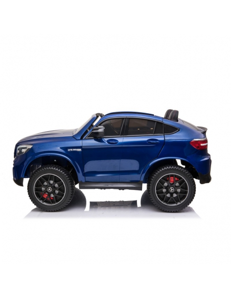 Samochód na akumulator MERCEDES GLC 63 S SREBRNY 2 osobowy + Pilot