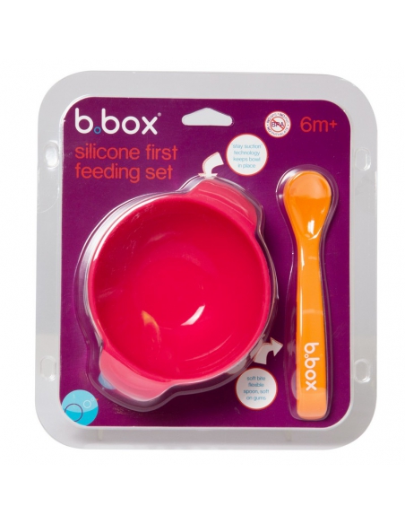 B.Box Silikonowa miseczka z łyżeczką i przyssawką
