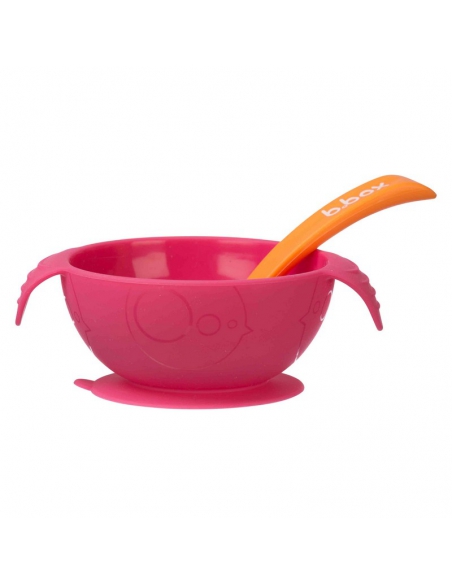 B.Box Silikonowa miseczka z łyżeczką i przyssawką