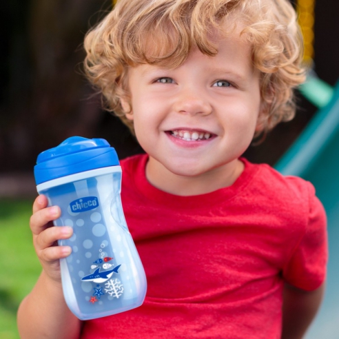 Chicco Kubek Termiczny Niekapek z Twardym Ustnikiem 266 ml