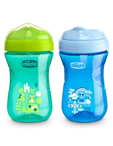 Chicco Kubek Niekapek z Twardym Ustnikiem 266ml 12m+