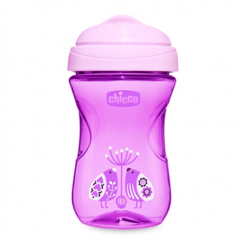Chicco Kubek Niekapek z Twardym Ustnikiem 266ml 12m+