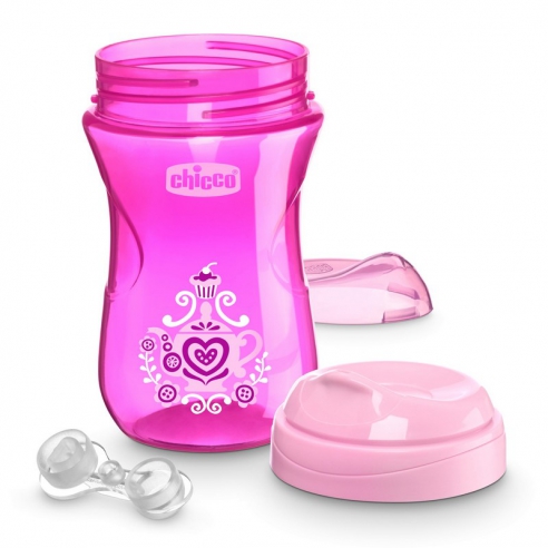 Chicco Kubek Niekapek z Twardym Ustnikiem 266ml 12m+
