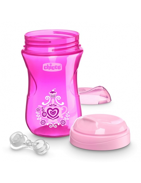 Chicco Kubek Niekapek z Twardym Ustnikiem 266ml 12m+