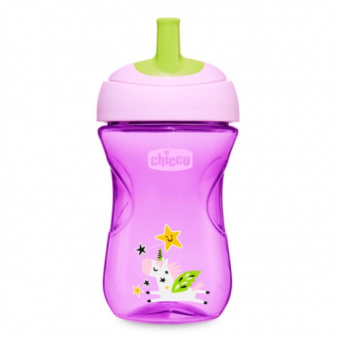 Chicco Kubek Niekapek z Ustnikiem w Kształcie Słomki 266 ml 12m+