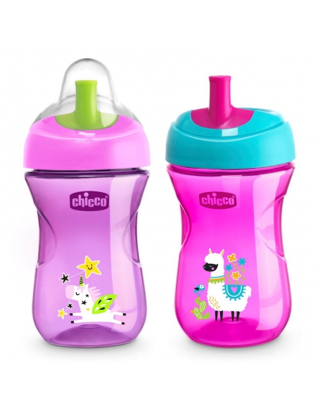 Chicco Kubek Niekapek z Ustnikiem w Kształcie Słomki 266 ml 12m+