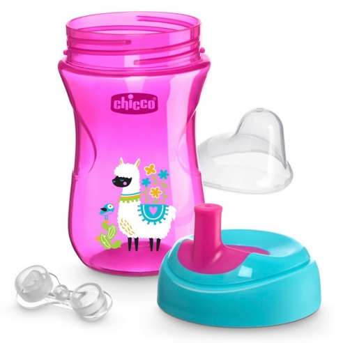 Chicco Kubek Niekapek z Ustnikiem w Kształcie Słomki 266 ml 12m+