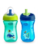 Chicco Kubek Niekapek z Ustnikiem w Kształcie Słomki 266 ml 12m+