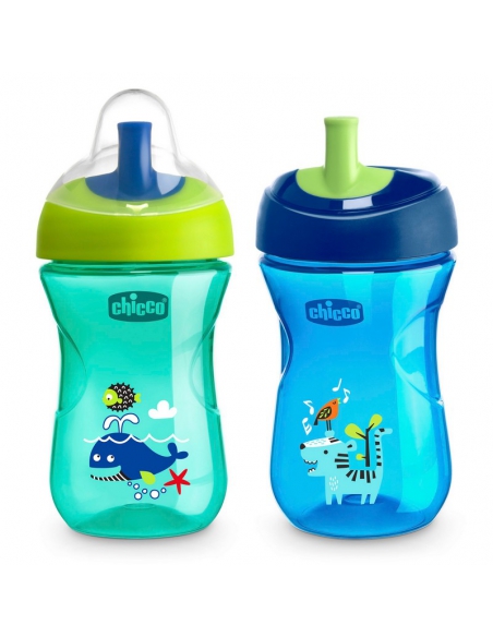 Chicco Kubek Niekapek z Ustnikiem w Kształcie Słomki 266 ml 12m+