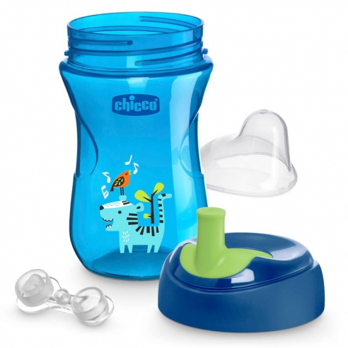 Chicco Kubek Niekapek z Ustnikiem w Kształcie Słomki 266 ml 12m+