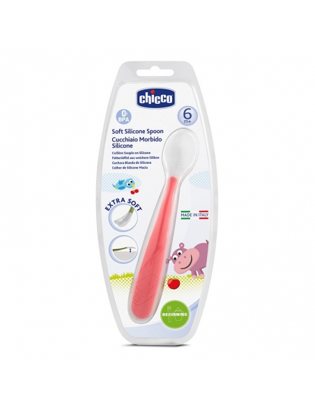 Chicco Miękka Łyżeczka Silikonowa 6m+