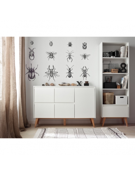 Pinio Komoda Swing 4-szufladowa + 1 drzwi