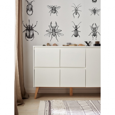 Pinio Komoda Swing 4-szufladowa + 1 drzwi