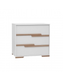 Pinio Komoda Snap 3-szufladowa Biała