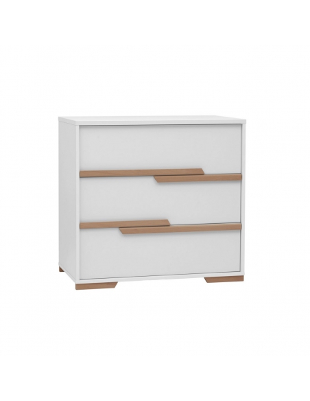 Pinio Komoda Snap 3-szufladowa Biała