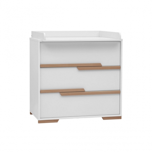 Pinio Komoda Snap 3-szufladowa Biała